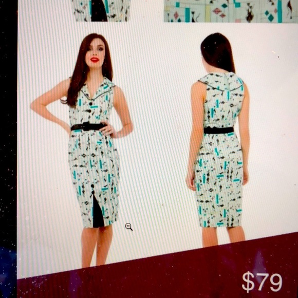 Voodoo Vixen | Dresses | Voodoo Vixen Pin Up Kitten 5s Inspired Fitted ...